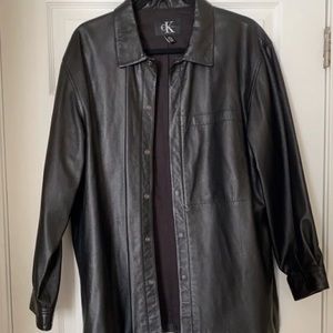 Men’s Calvin Klein Leather Jacket